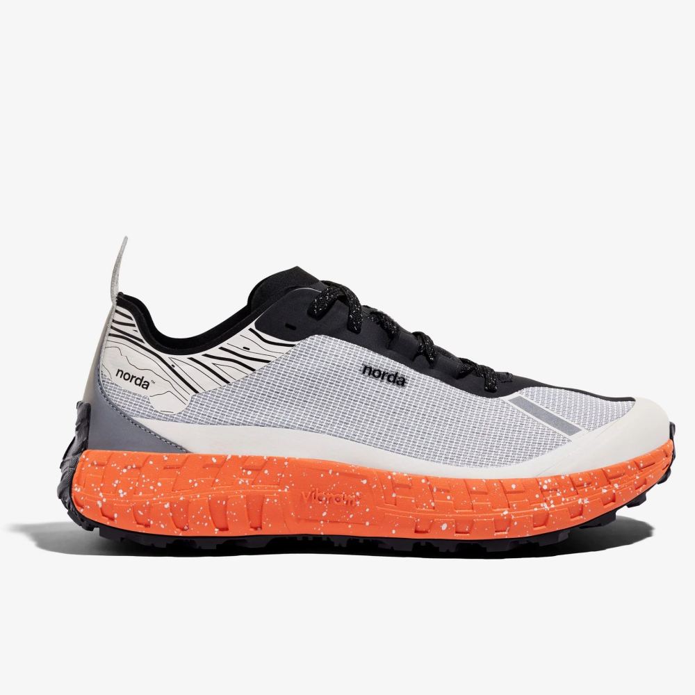 Norda | 001 G+ Spike Women's Trail Shoe-Grey Orange