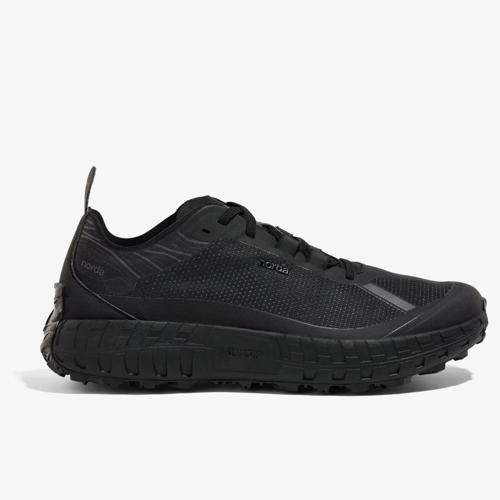 Norda | 001 Stealth Black Men's Trail Shoe - Click Image to Close